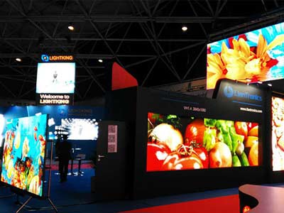 Pantallas LED de alta gama LianTronics brillaban maravillosamente en ISE 2017