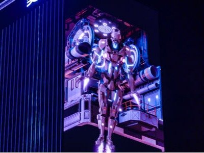 Liantronics 2000SQM Les murs vidéo 3D sans lunettes célèbrent le Nouvel An chinois