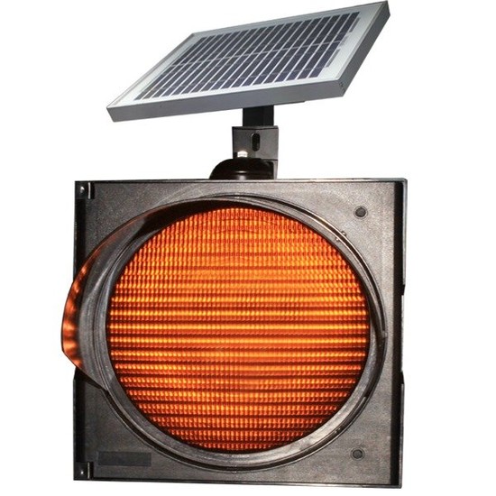 Inducción y características de la luz de advertencia solar de alta potencia de 300 mm