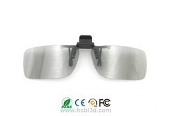 clip-on 3d glasses is rimless myope high quality 3D glasses