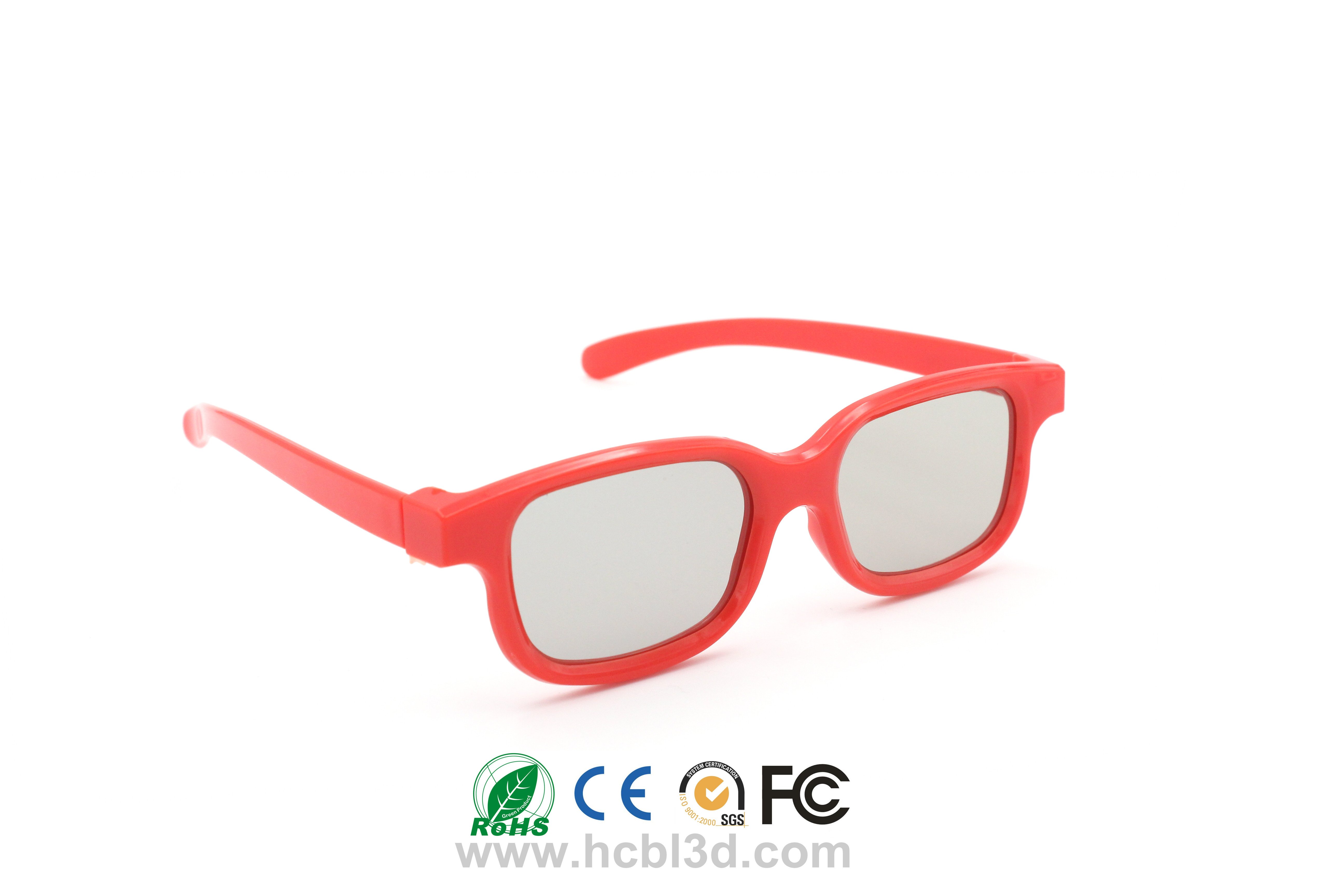 Gafas 3D para niños Gafas 3D Polarizadas circulares Diseño universal