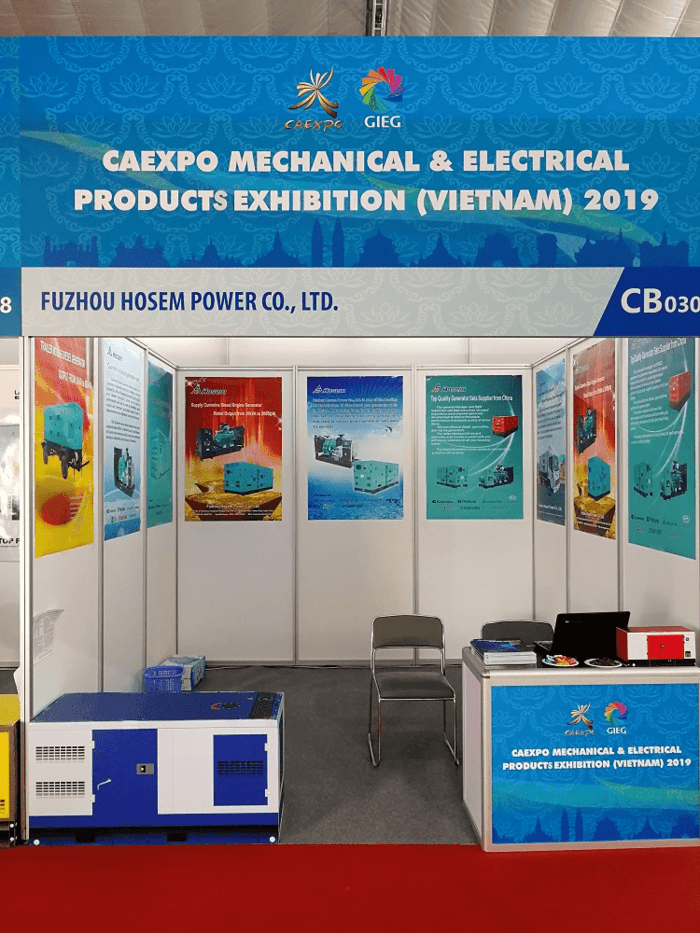 Electric Generator Supplier Hosem Join Exhibition in Vietnam