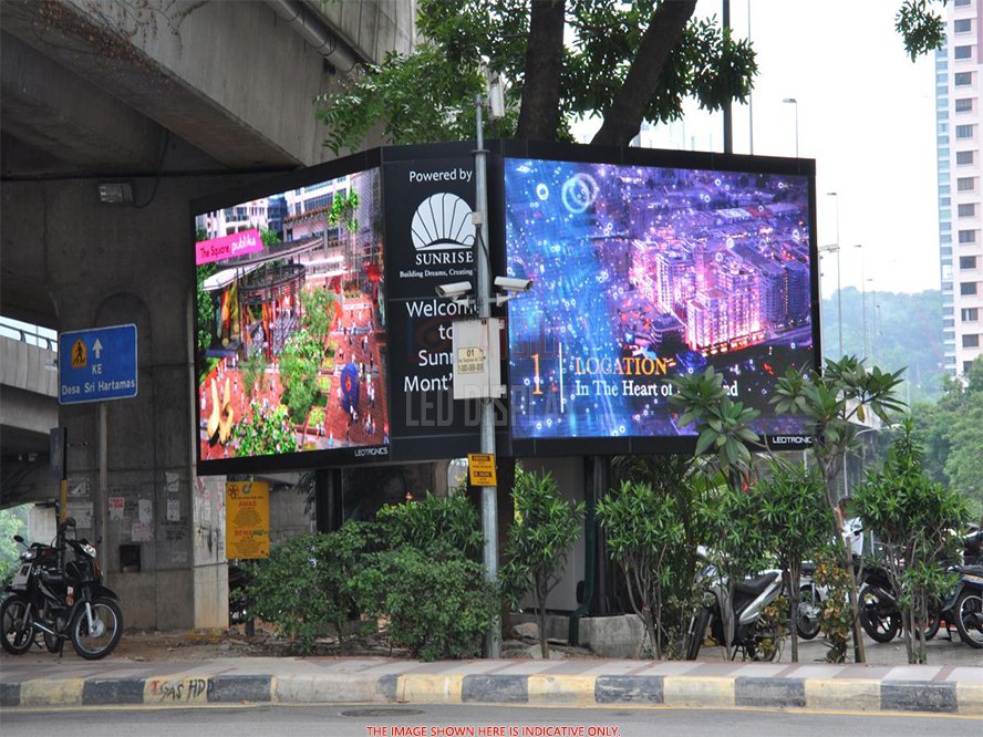Outdoor Large Advertisement LED Video Billboard P16mm High Brightness Waterproof LED Display