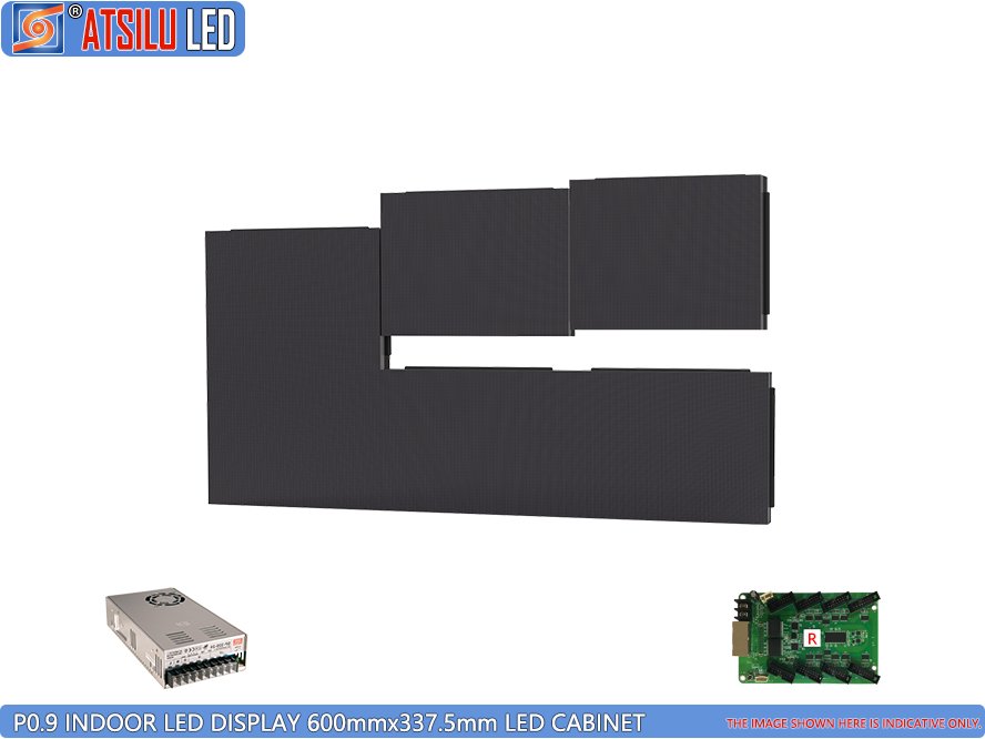 P0.9mm Indoor LED Display LED Cabinet Connection