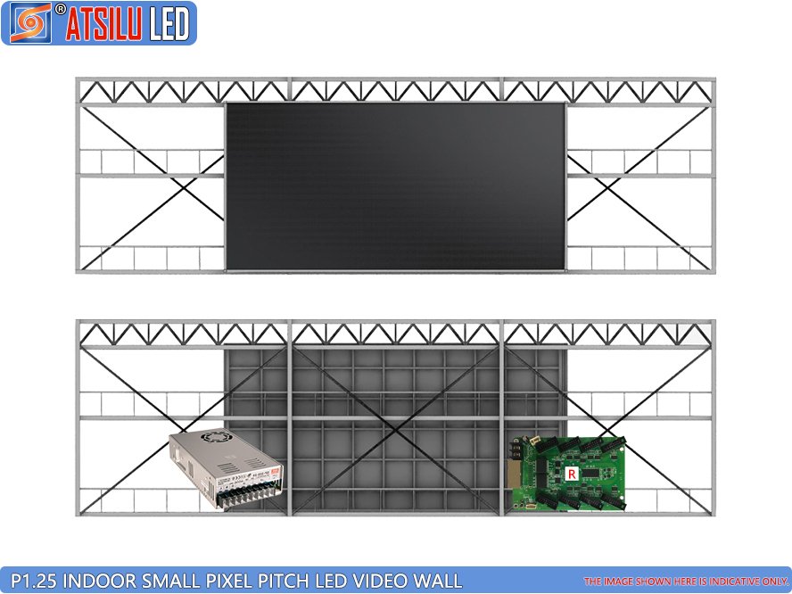P1.25mm Indoor LED Video Wall