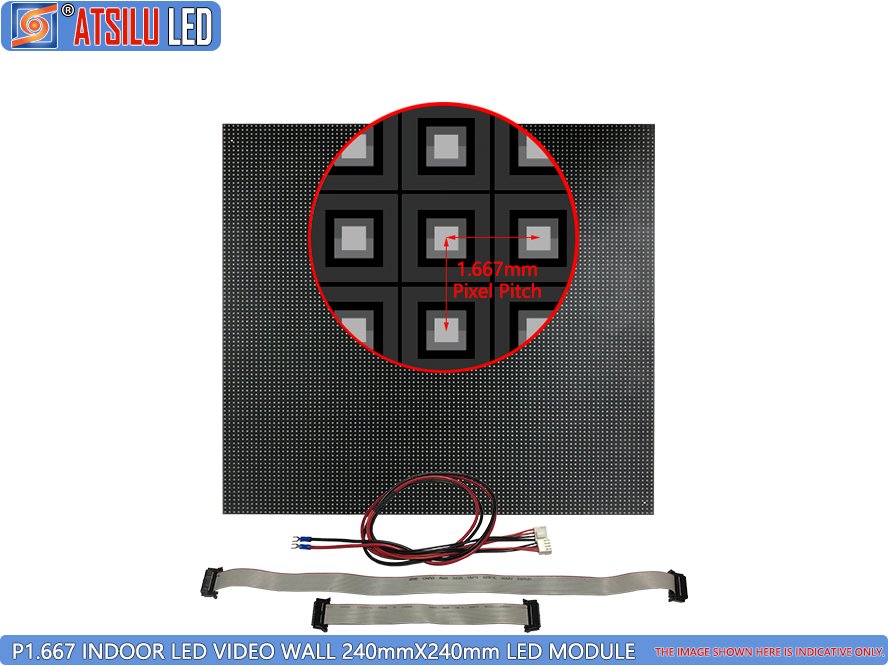 P1.667mm Indoor LED Video Wall LED Module