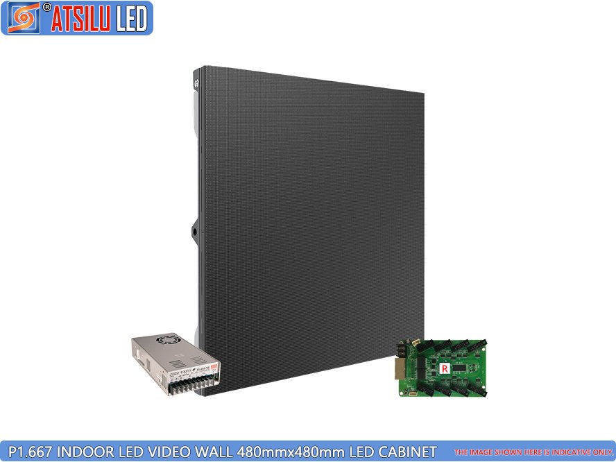 P1.667mm Indoor LED Video Wall LED Cabinet