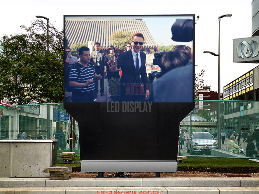 P10.4mm Outdoor LED Display Special Design For Fixed Outdoor Video Wall Installation