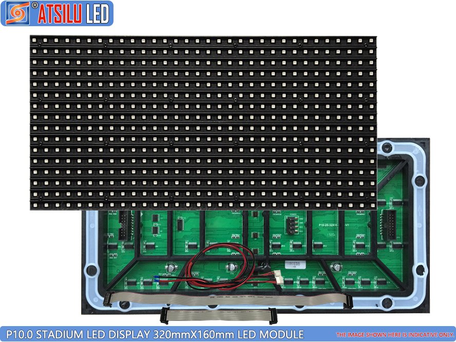 P10mm SMD3535 Stadium Perimeter LED Signage Display Module