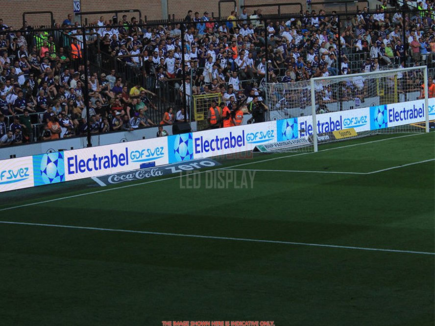 P10mm DIP346 Stadium Perimeter LED Display High Brightness Venues LED Advertising Board