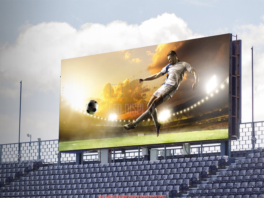 P10mm SMD3535 Stadium Perimeter LED Signage Display Sports Field LED Banner Screen