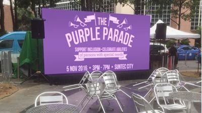 La Pantalla LED de Alquier de LianTronics RA3T iluminó un Concierto en la Cciudad de Suntec, Singapur