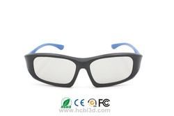 Kundenspezifisches polarisiertes 3D-Brillen einzigartiges Design für 3D-Kinos