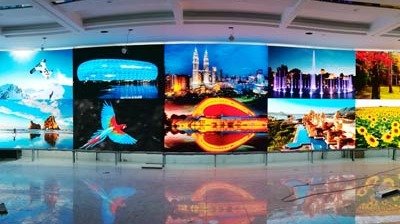 Pantalla LED interior curvada de P1.2mm de paso fino para la Oficina de Seguridad Pública de Mongolia Interior