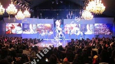 Pantalla LED de alquiler de escenario interior en Marruecos