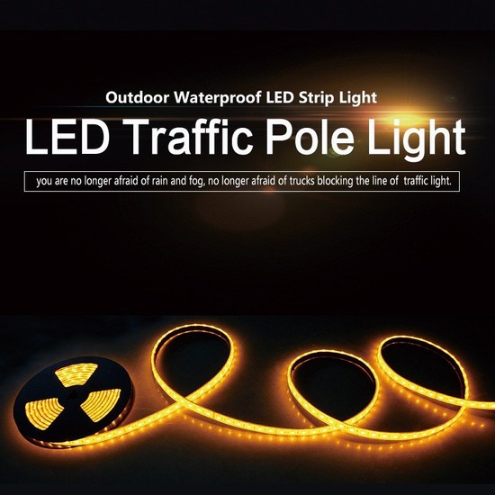 Lâmpada LED para postes de tráfego com três cores
