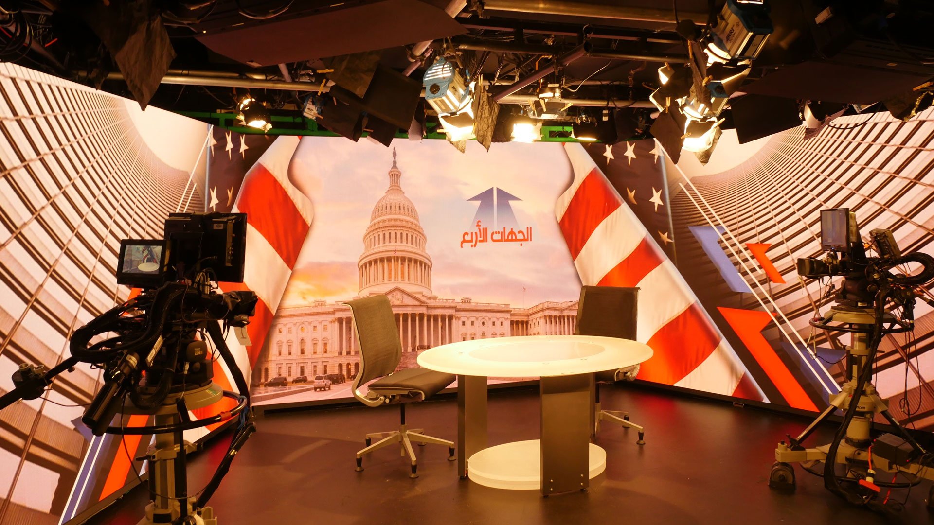Las Paredes de Video LED de Fine-pitch de LianTronics Renovaron un Estudio de Radiodifusión en Washington DC