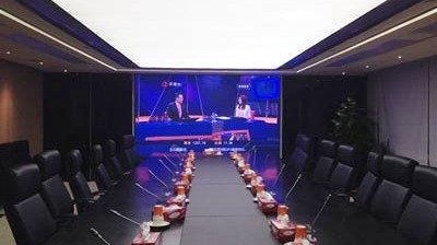 Pantalla LED para interiores LianTronics aplicada en la oficina central de Hong Kong del Grupo GDH
