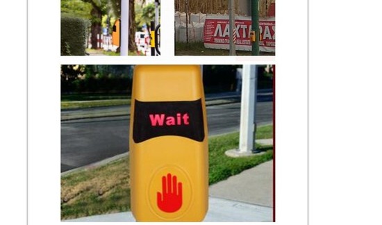 wireless pedestrian push button with wireless receiver