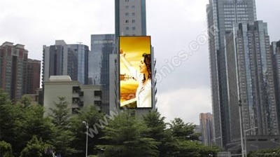 深セン電源局ビルの263㎡の屋外広告LEDディスプレイ