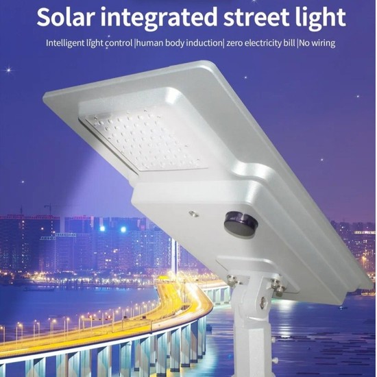 luz de rua integrada solar