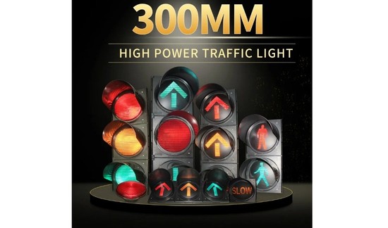 Série de semáforos de alto fluxo com 300 MM (12 polegadas)