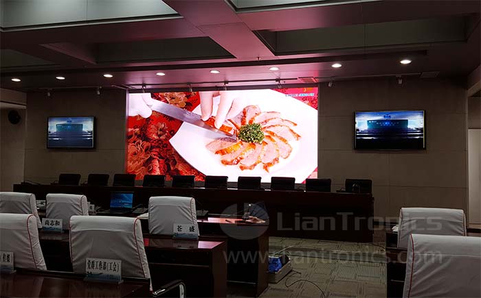 Écran LED d'intérieur SMD Full HD à pas fin