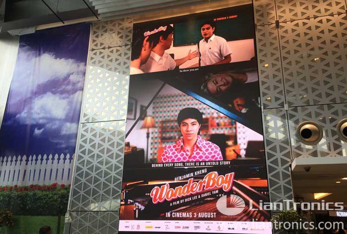 LianTronics PH2.4mm LED Display at RAFFLES CITY, Singapore