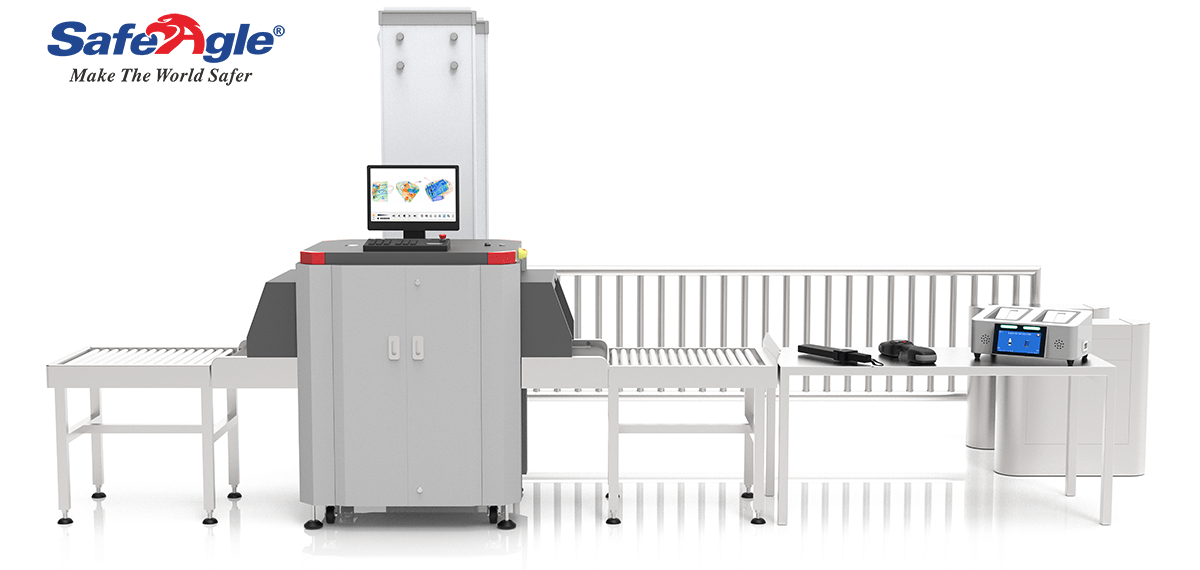 X-ray baggage scanner