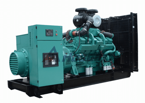 Generator diesla o mocy 1000 kVA zasilany silnikiem Cummins KTA38-G5, trójfazowy, 400/230 V.