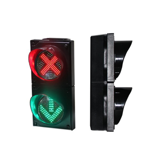 100mm Red Cross Green Arrow Traffic Light With Good Quality