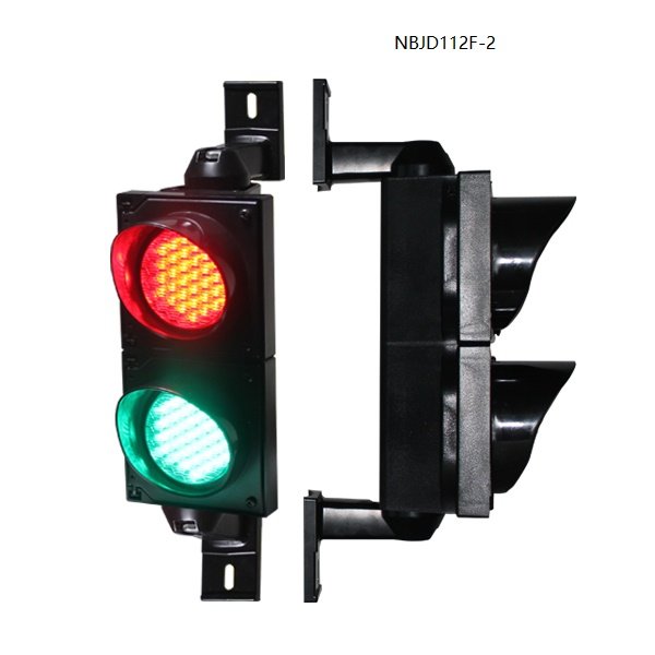 Luz de señal de tráfico rojo-verde de 100 mm con 2 años de garantía de calidad