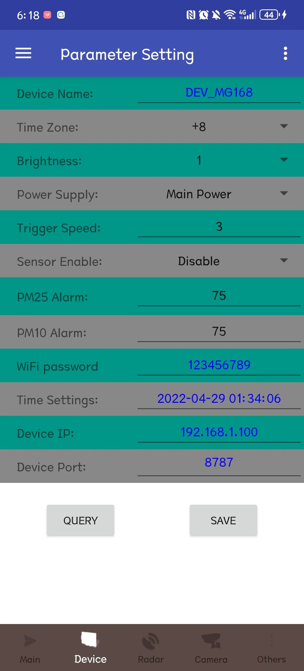 parameters