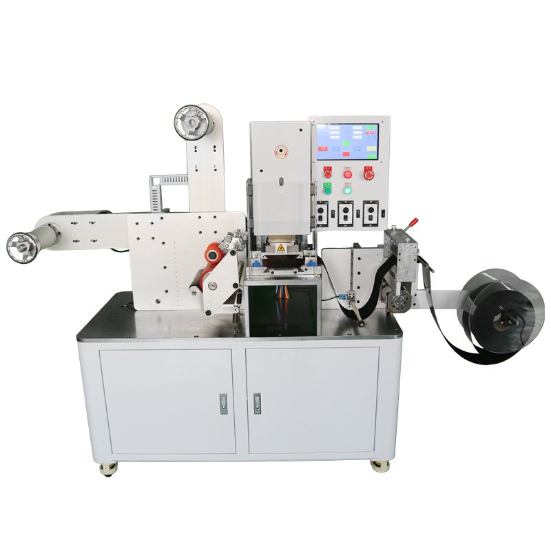 self adhesive velcro coins kiss cut machine