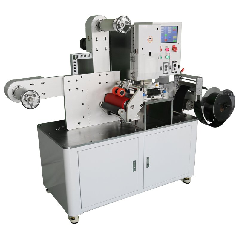 self adhesive velcro hook and loop shape cutter machine 