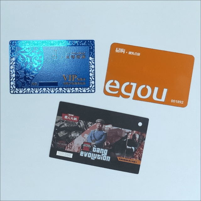 Metal barcode card for gift card VIP membership busines card