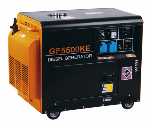Cichy generator wysokoprężny z typem chłodzonym powietrzem 2,7 kVA do 11 kVA