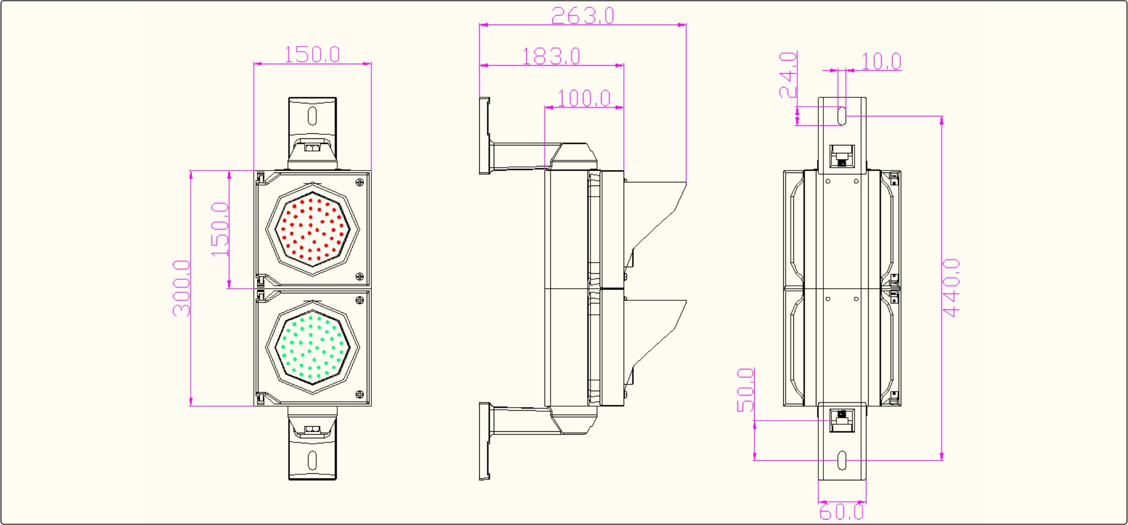 high brightness trffic light