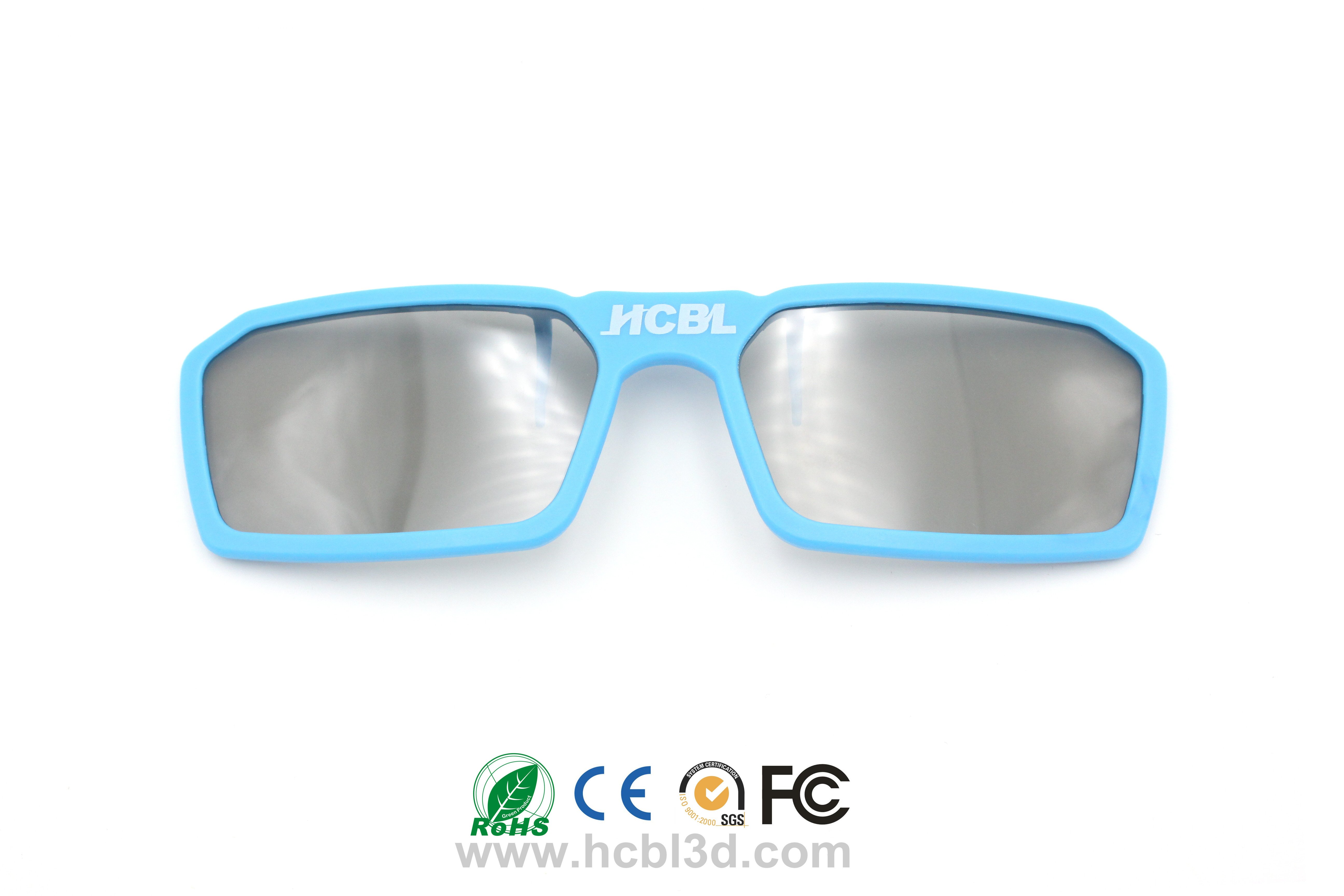 Kurzsichtige 3D-Brille mit kreisförmiger / linear polarisierter Linse / Einweg- / recycelbare 3D-Brille Passiv