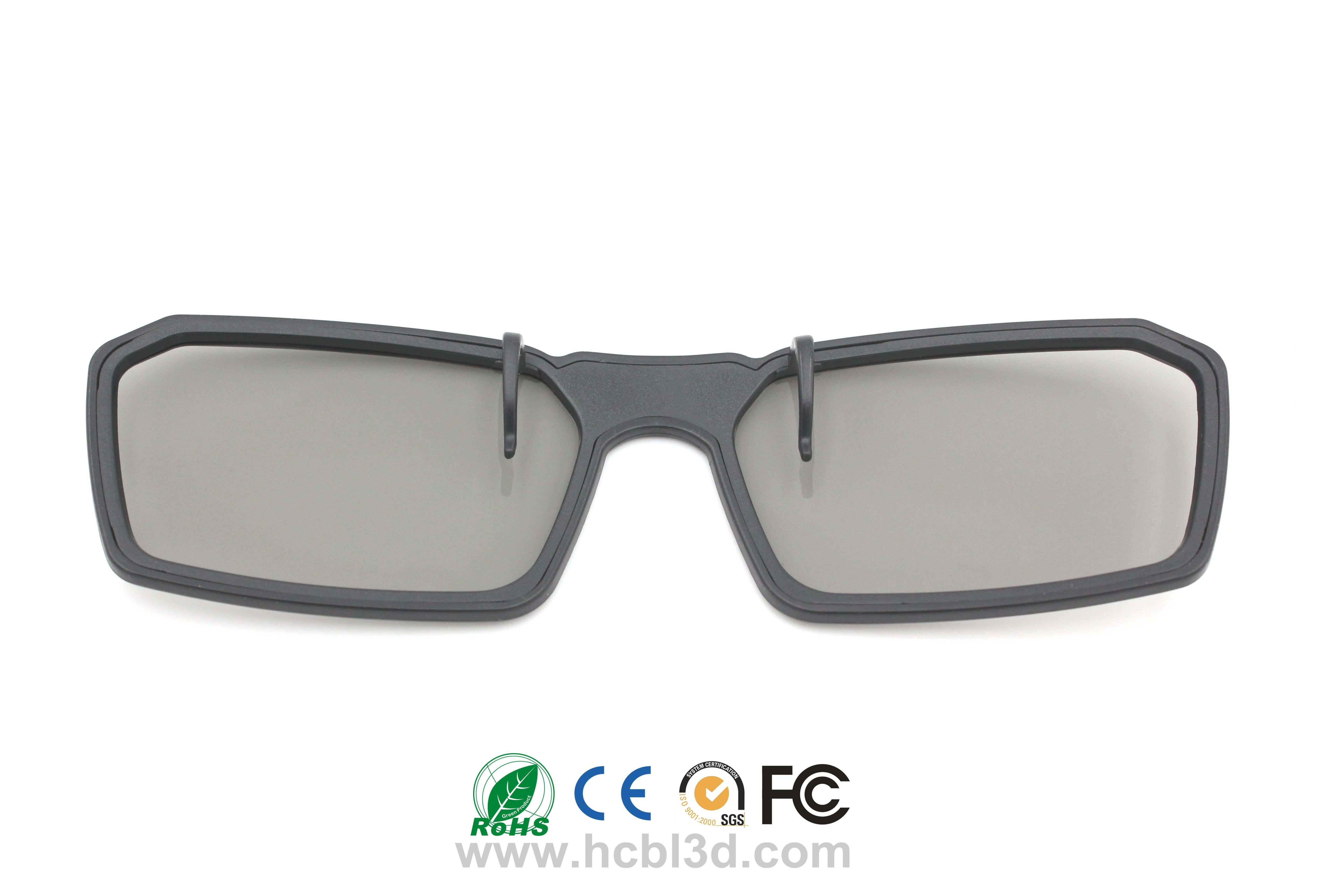 Gafas 3D miópicas Con lentes polarizadas circulares / lineales / Gafas 3D desechables / reciclables Pasivas