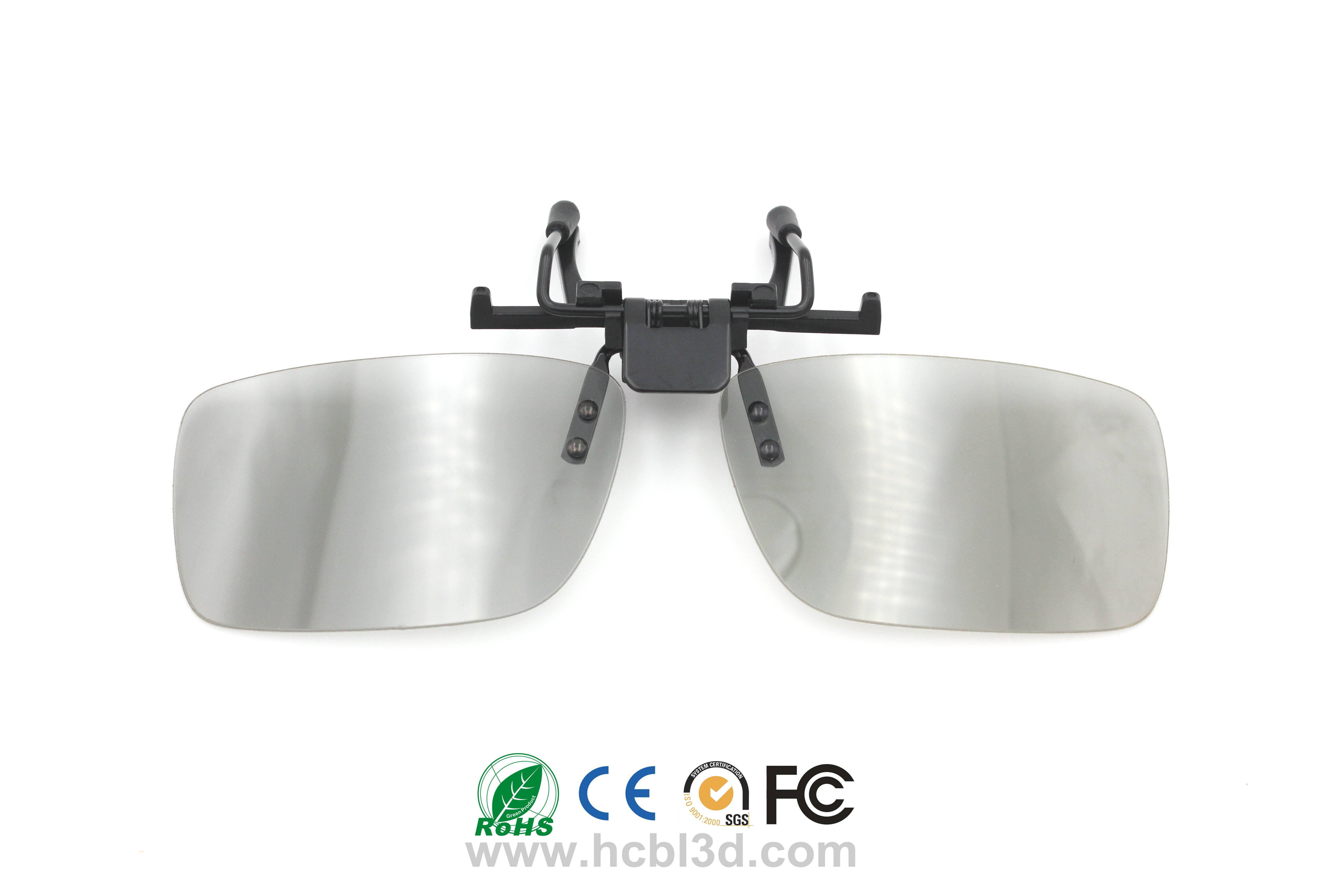 clip-on 3d glasses is rimless myope high quality 3D glasses