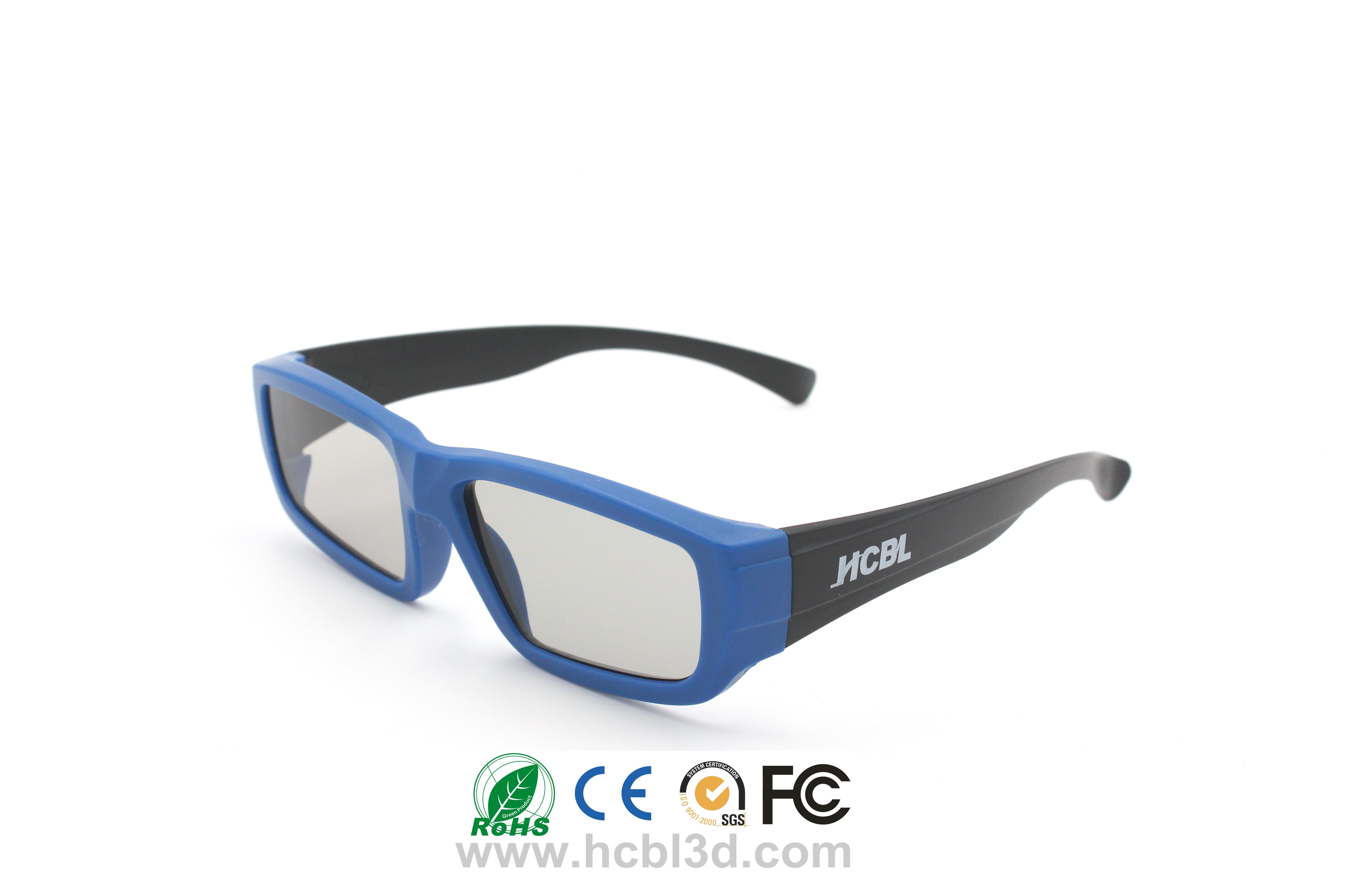 3D-Brille in Kindergröße, recycelbar, polarisierte 3D-Kinobrille