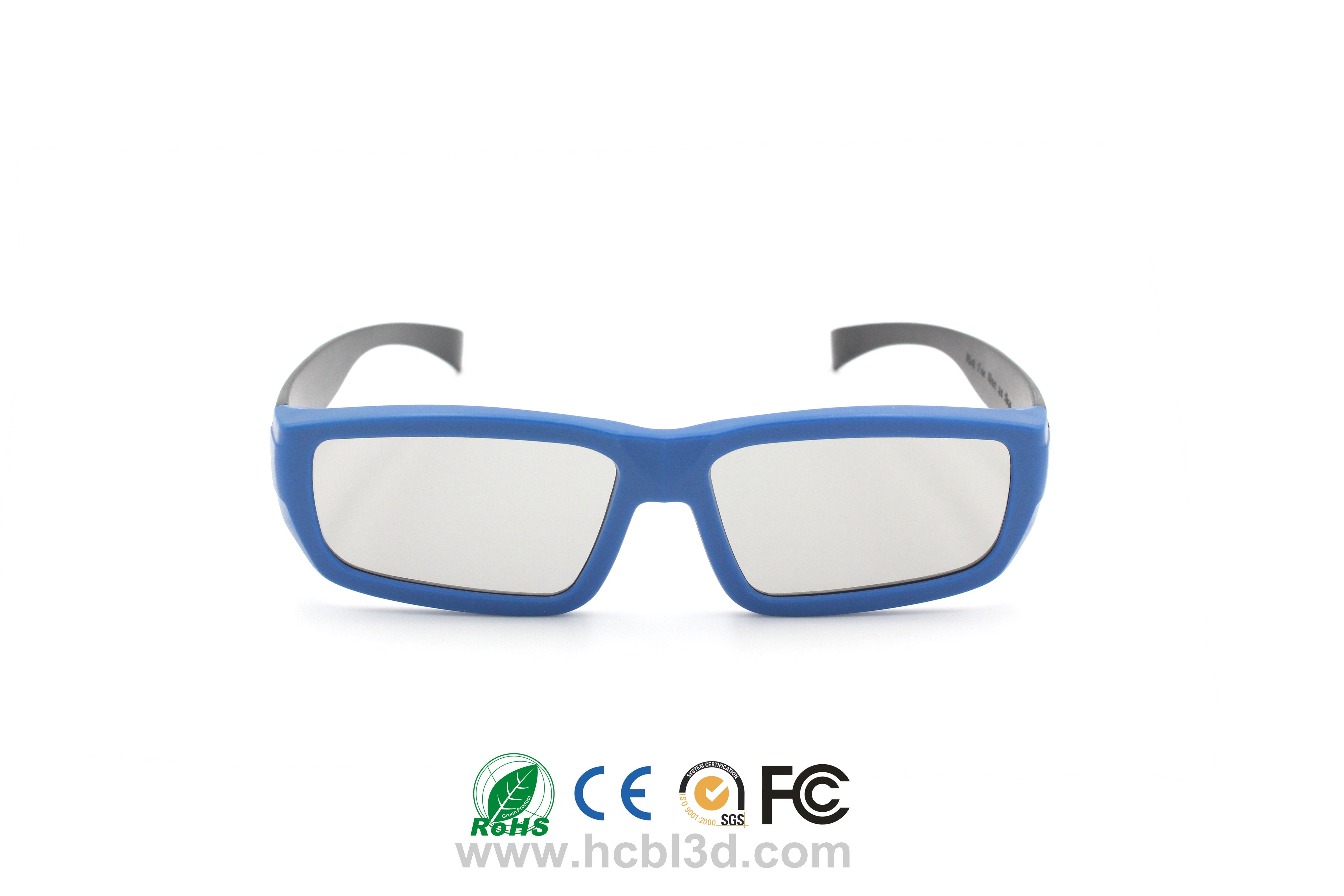 3D-Brille in Kindergröße, recycelbar, polarisierte 3D-Kinobrille
