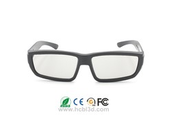 Marco de plástico pasivo de gafas 3D para pantalla grande