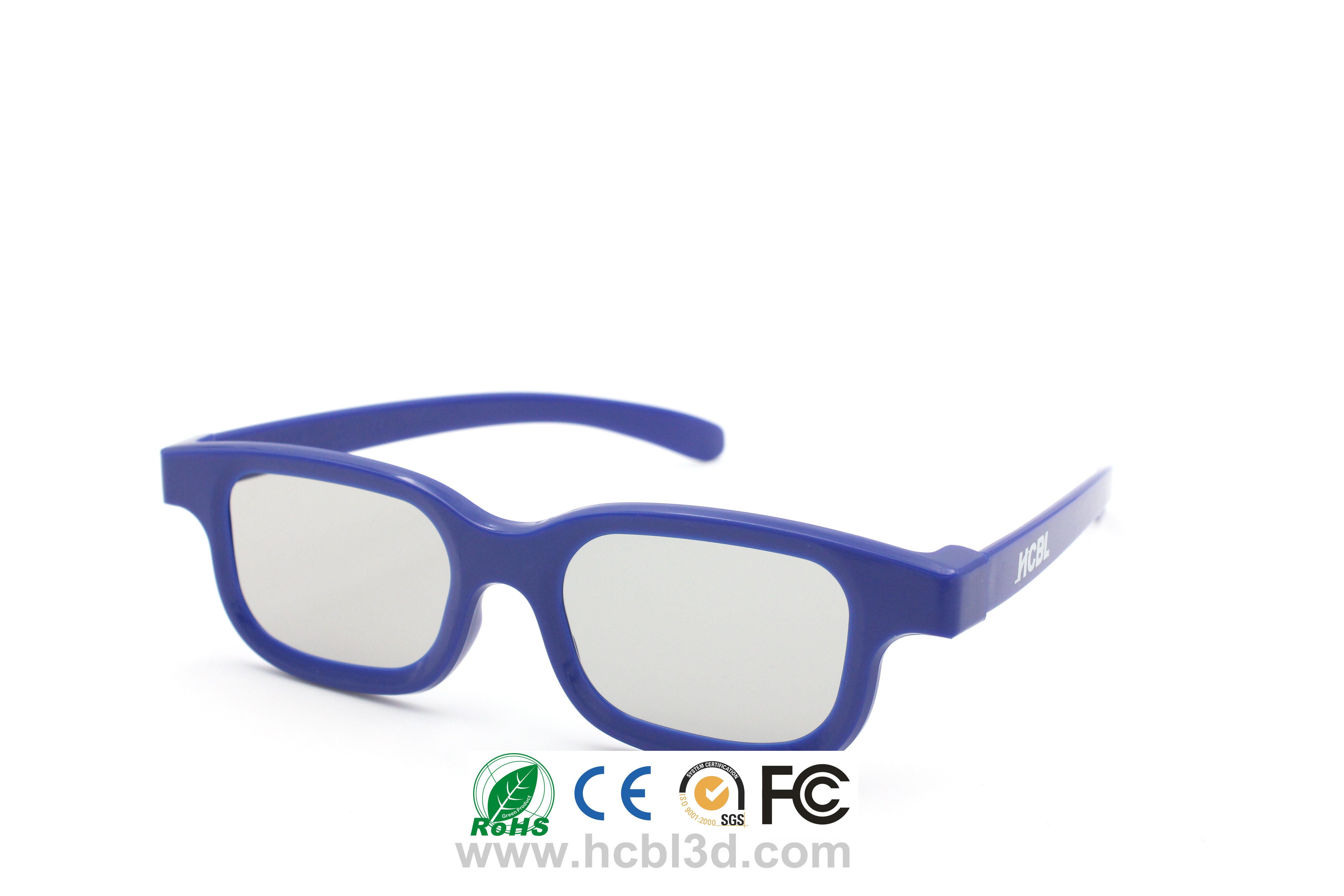 Универсальные пассивные 3D-очки для кино с высококачественными поляризованными линзами для наилучшего просмотра 3D