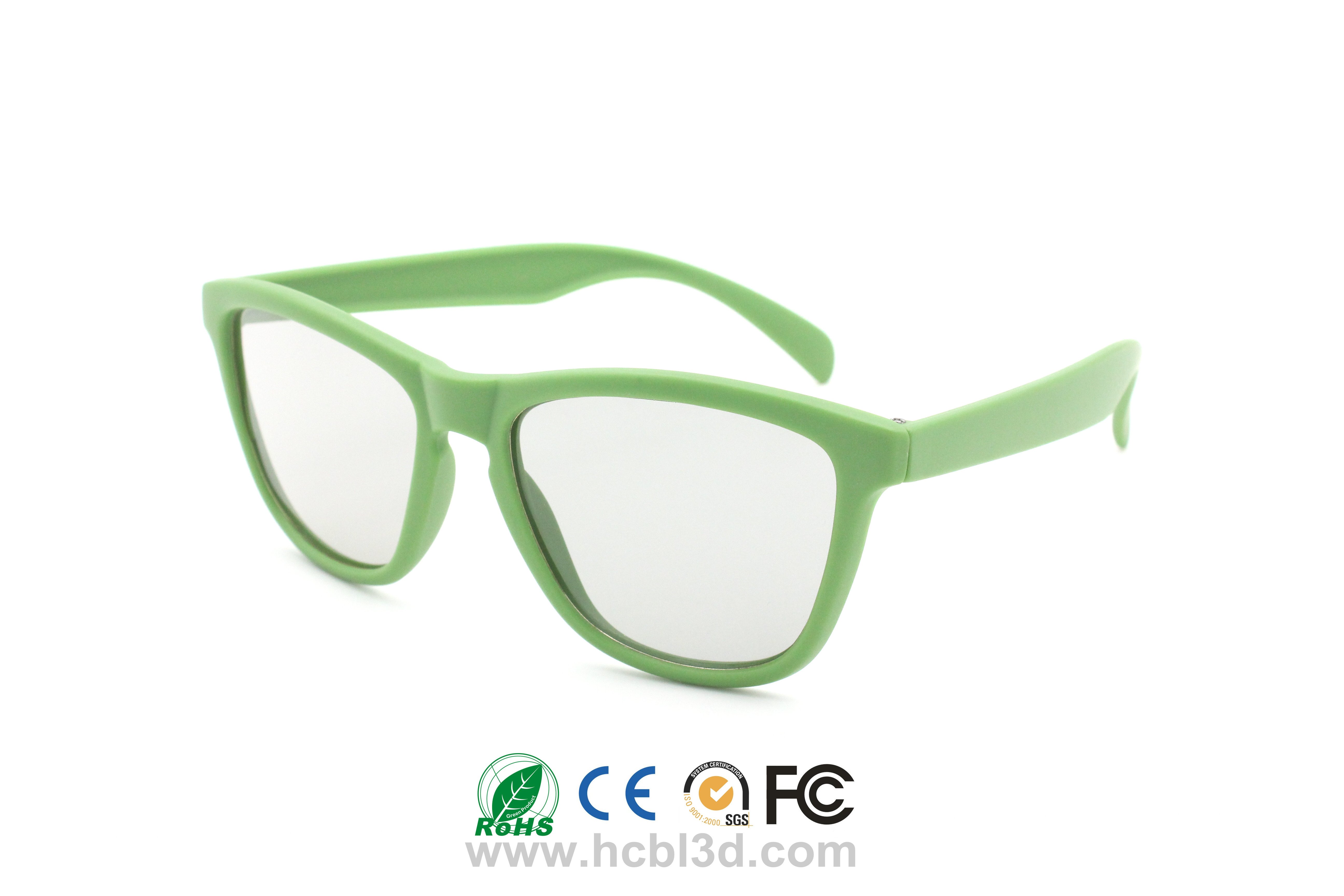 Circular Polarized 3D Glasses Reusable for Theaters in Customized Colors