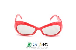 Детские 3D-очки Многоразовая прочная оправа, доступная в нескольких цветах