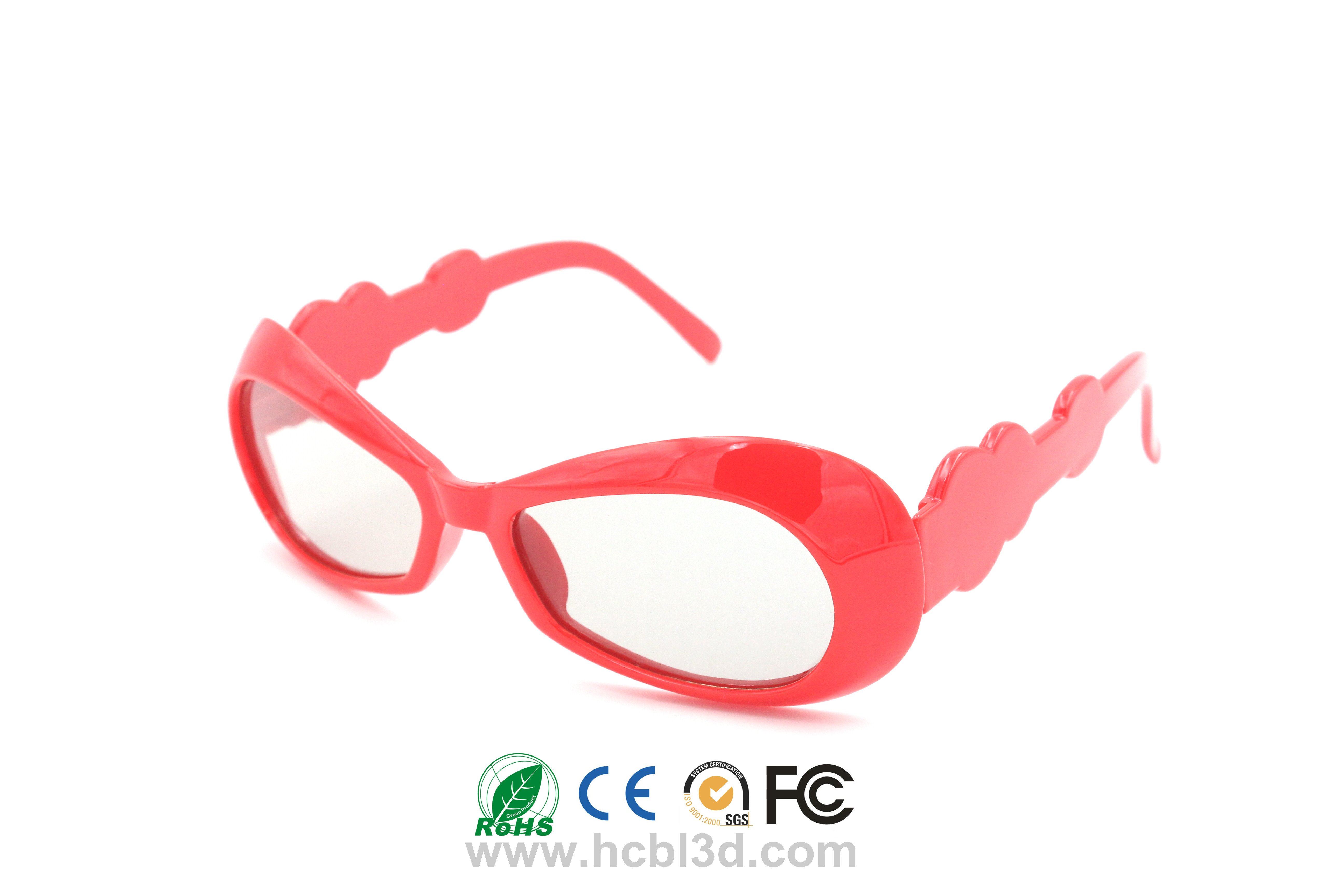 Wiederverwendbarer starker Rahmen für 3D-Brillen für Kinder in mehreren Farben erhältlich