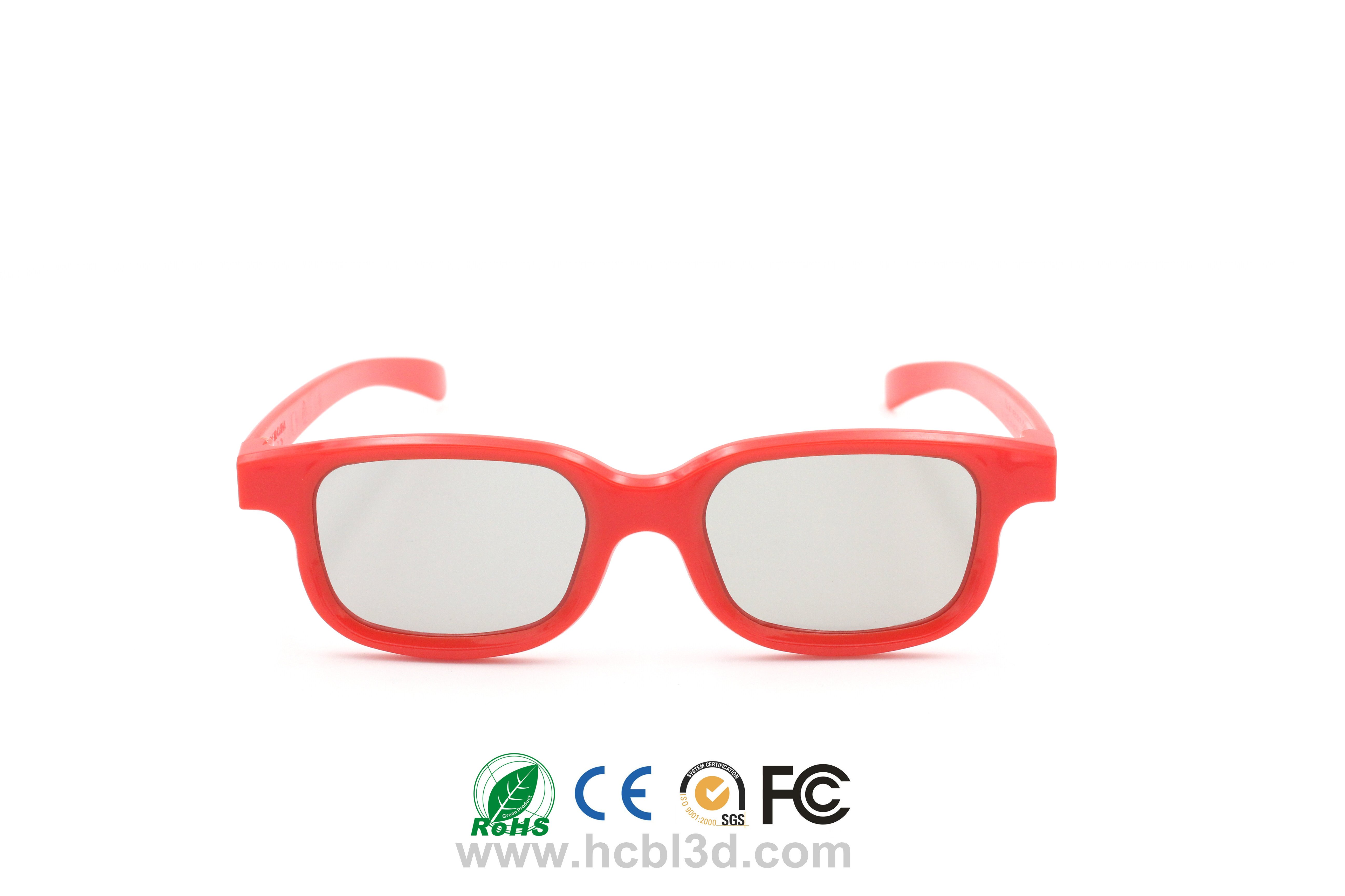 Детские 3d-очки Круговые поляризованные 3D-очки Универсальный дизайн