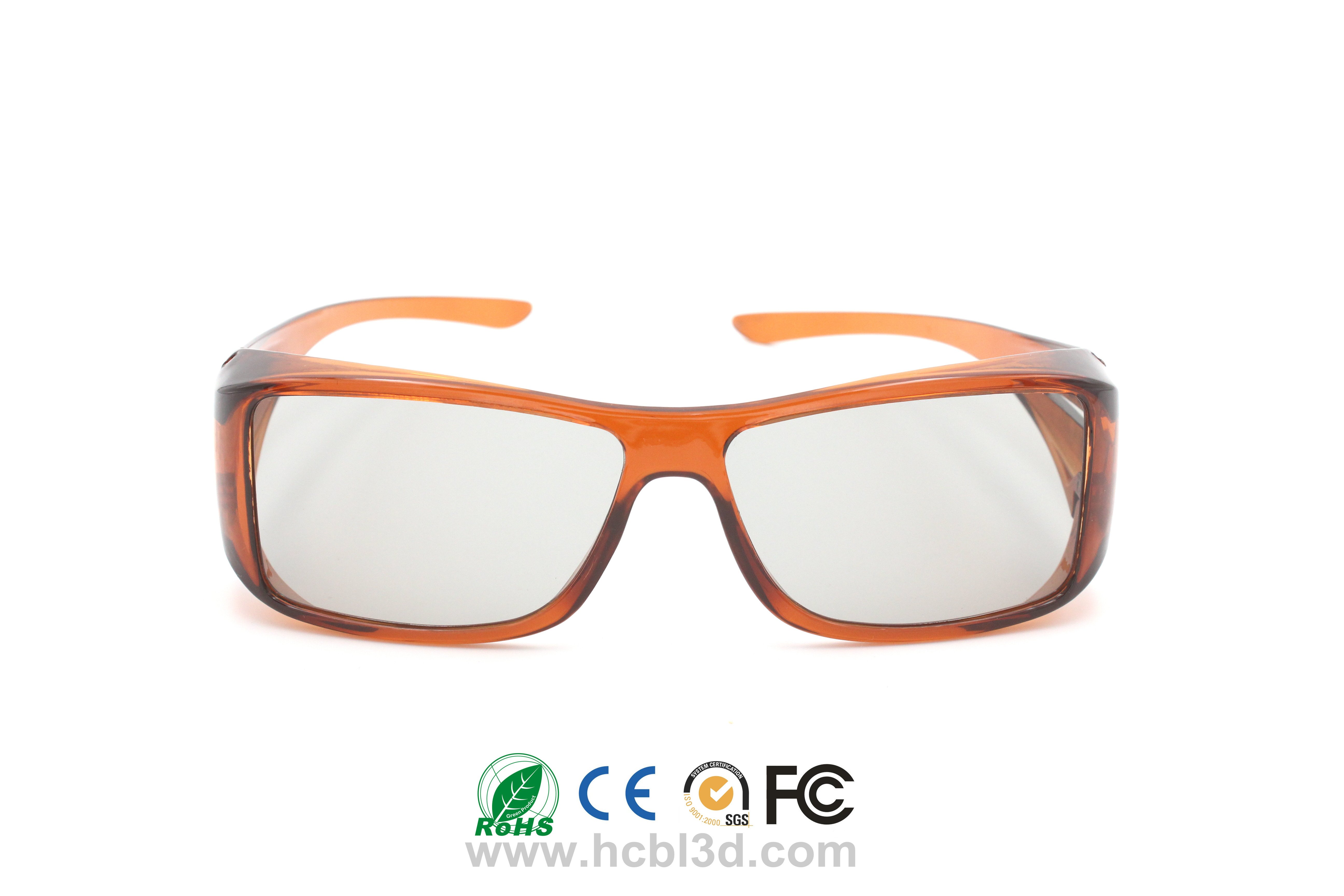 Gafas 3D reutilizables pasivas polarizadas para películas 3D